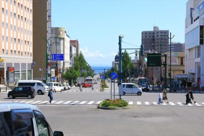 小樽駅からの風景