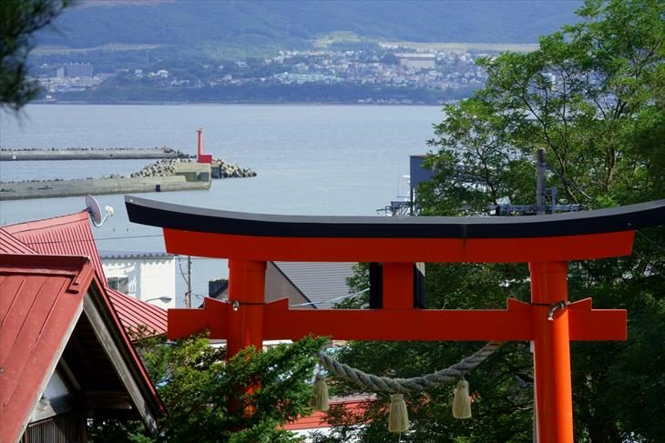 高島稲荷神社 からの風景