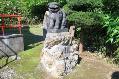 薬師神社の恵比寿神社の狛犬様