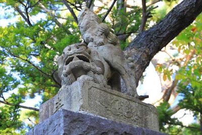 小樽 五百羅漢像の宗円寺の狛犬様