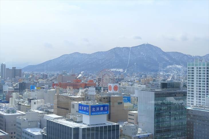 札幌市役所展望回廊 南側の眺め