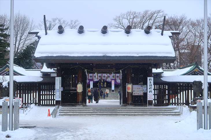 札幌護国神社の初詣