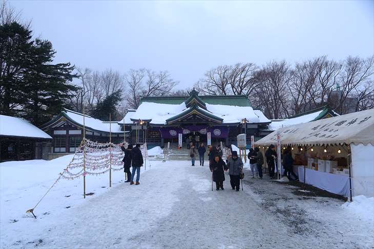 札幌護国神社の初詣