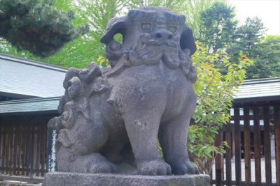 札幌護国神社の狛犬様
