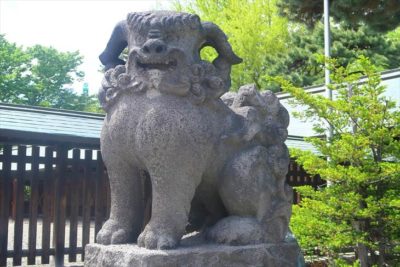 札幌護国神社の狛犬様