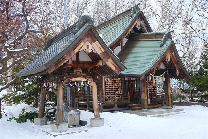 平岸天満宮・太平山三吉神社の冬