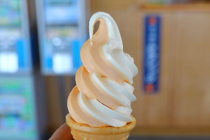 大倉山ジャンプ競技場のソフトクリーム