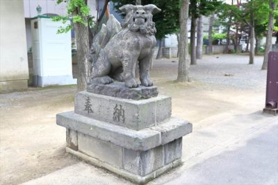 苗穂神社 狛犬