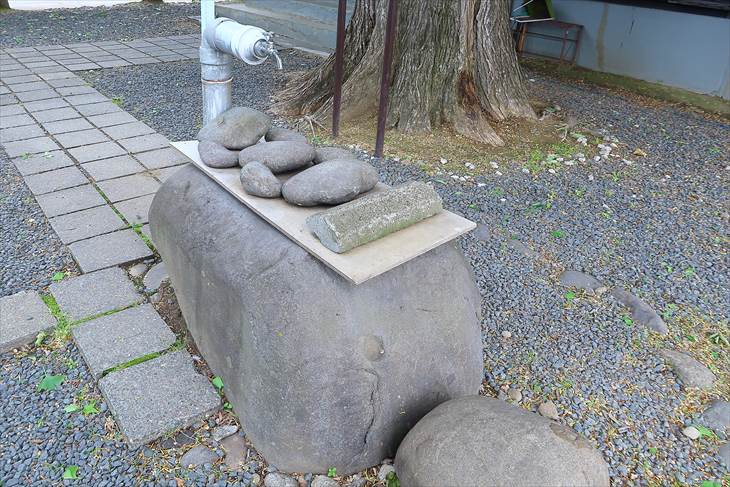 中の島神社 手水石