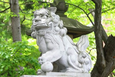 手稲神社の狛犬様