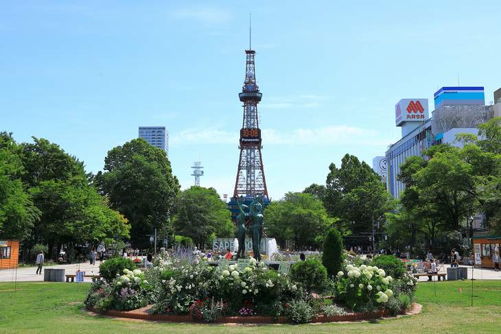 2019年7月の札幌・大通公園