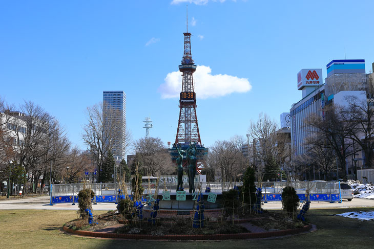 2020年3月の札幌・大通公園の天気と周辺の様子・出来事