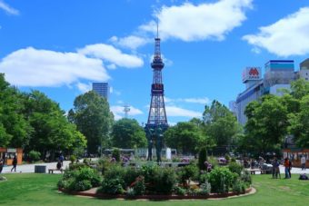 札幌　大通公園とさっぽろテレビ塔