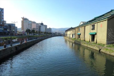 浅草橋から見た小樽運河